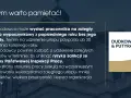 Fragment budynku z tekstem o urlopach zaległych i logo kancelarii prawniczej.