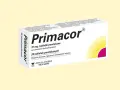 Primacor, nowy lek na niewydolność serca, w opakowaniu 28 tabletek powlekanych.
