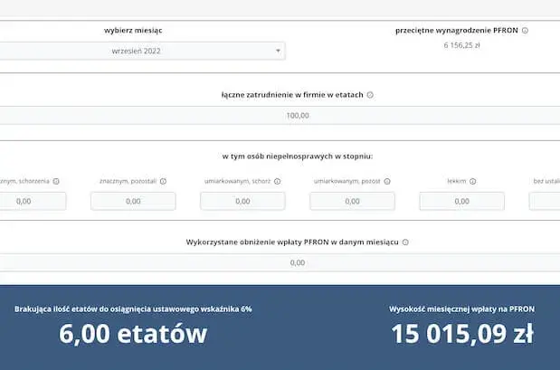 Jak obliczyć wskaźnik zatrudnienia osób niepełnosprawnych - przykład krok po kroku