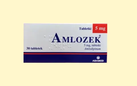 Opakowanie leku Amlodizek 5 mg, zawierające 30 tabletek.