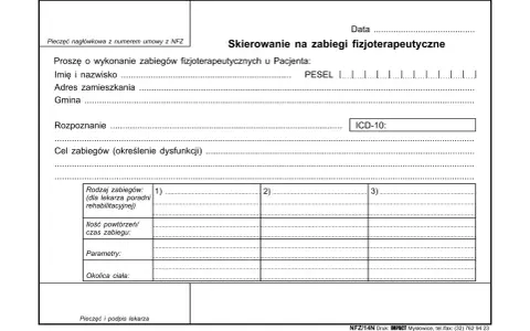 Jak wygląda skierowanie na rehabilitację i co powinno zawierać?