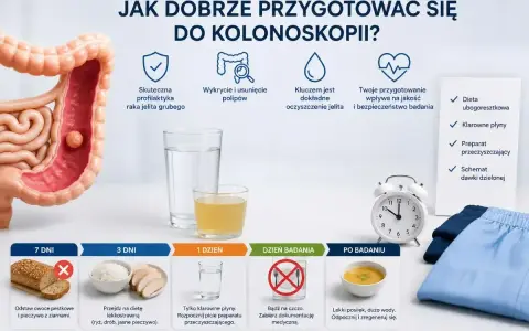 Jaki kisiel przed kolonoskopią? Na dzień przed badaniem pij tylko klarowne płyny, np. wodę lub bulion. Unikaj pokarmów stałych.