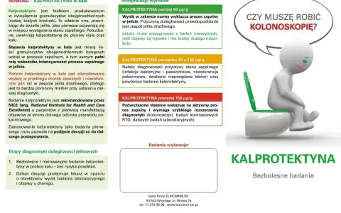 Badanie kalprotektyna w kale nfz: bezbolesne, nieinwazyjne, pomaga w diagnostyce chorób jelit, unikając kolonoskopii.